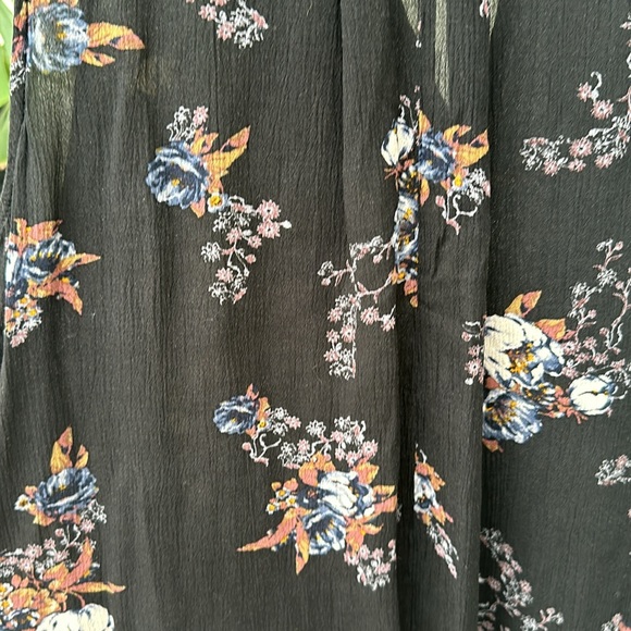 Free People Floral Tree Swing Tunic Dress with Keyhole Neckline - Picture 7 of 8